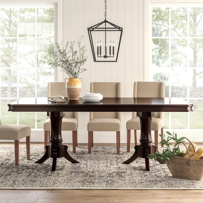 Birch Lane™ Maclean Extendable Solid Wood Dining Table & Reviews Wayfair